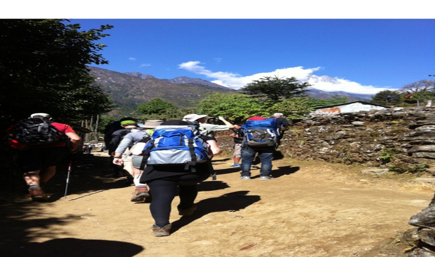On the way to Namche